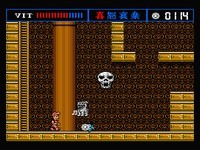 une photo d'Ã©cran de The Treasure Of Usas sur MSX